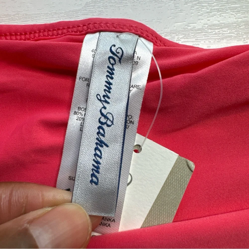 Tommy Bahama Pearl Off The Shoulder Spa Dress Womens Large Pink - Picture 9 of 15